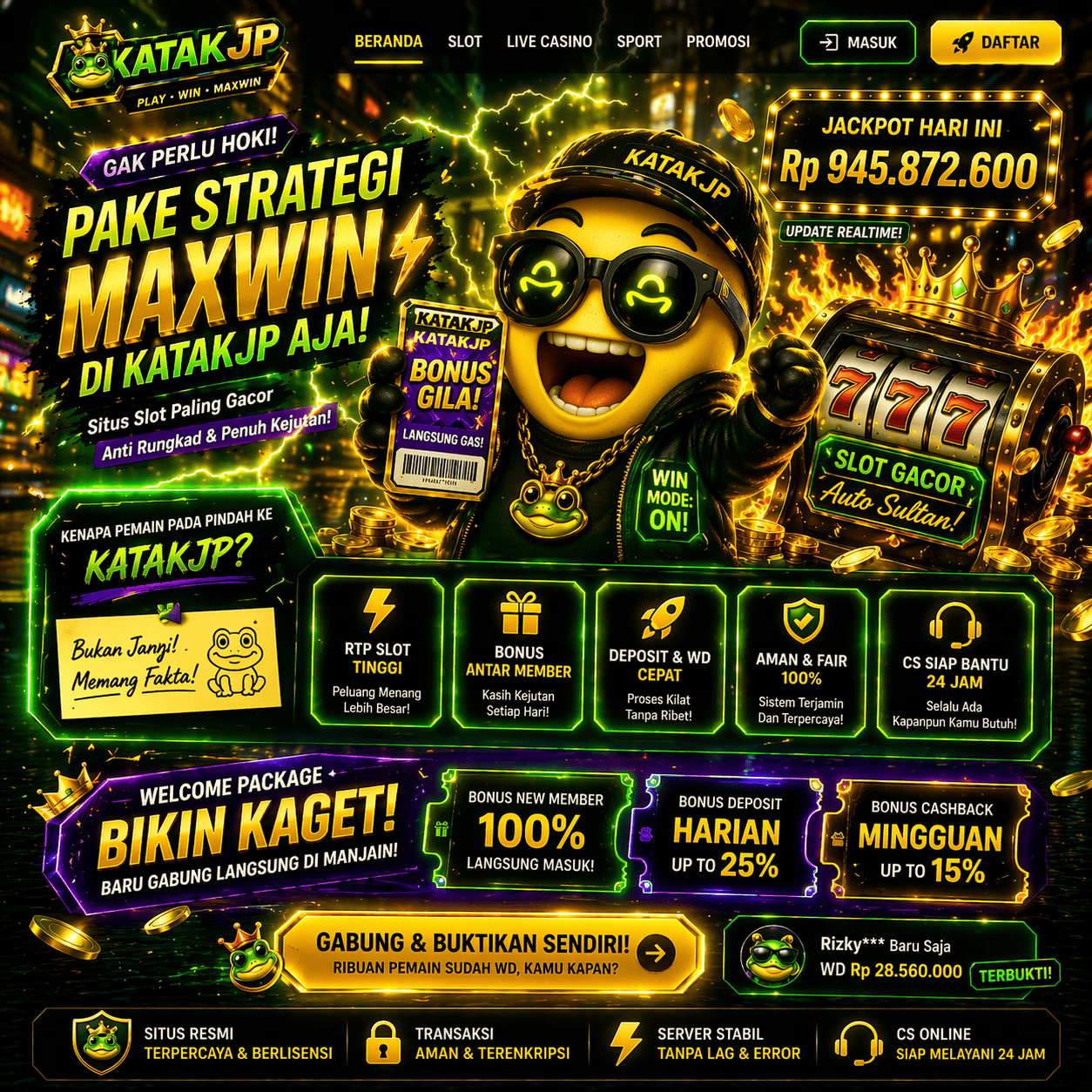CEO KATAKJP : ⚡️ Slot Thailand yang Diam-Diam Sering Disinggahi Netizen hari ini